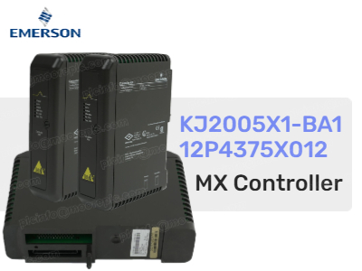 Emerson KJ2005X1-BA1 (12P4375X012): Высокопроизводительный контроллер MX для систем DeltaV
